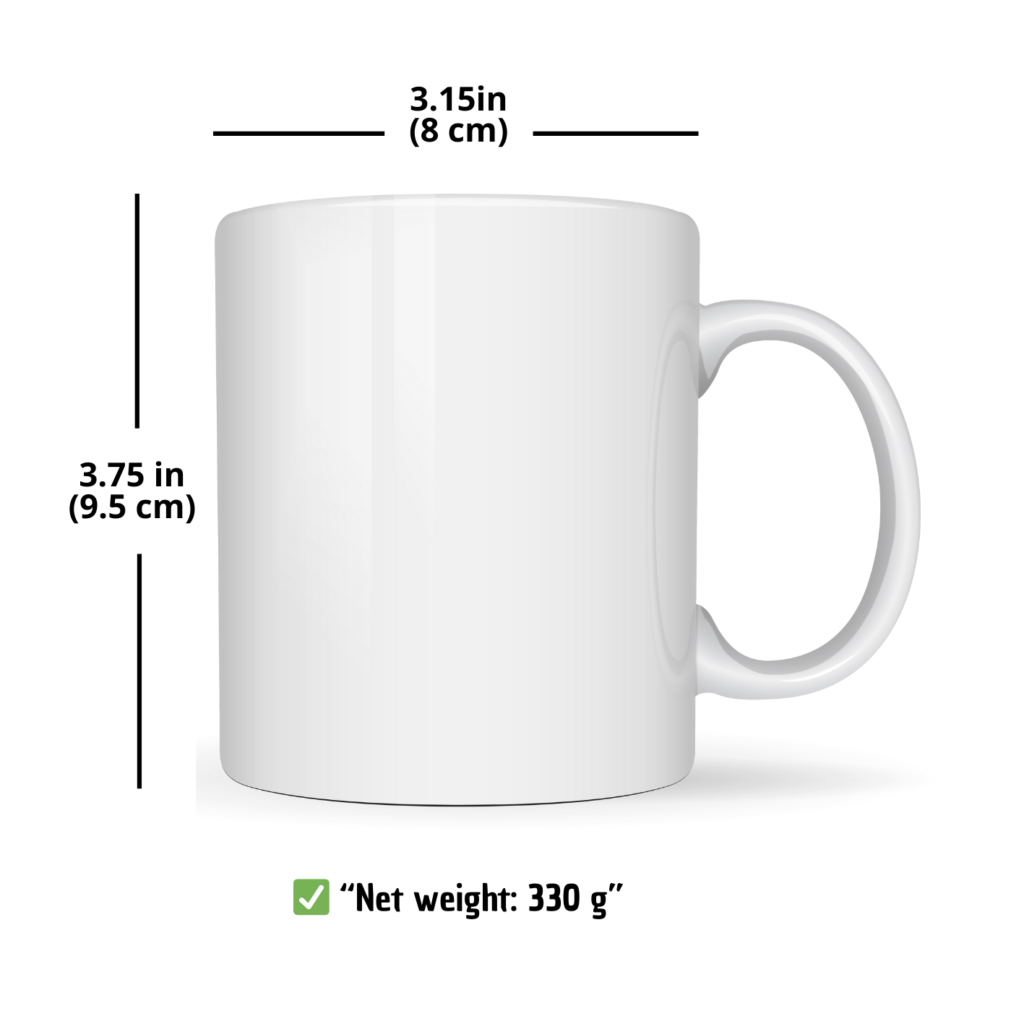 Personalized Ceramic Brand Mugs (12 oz)