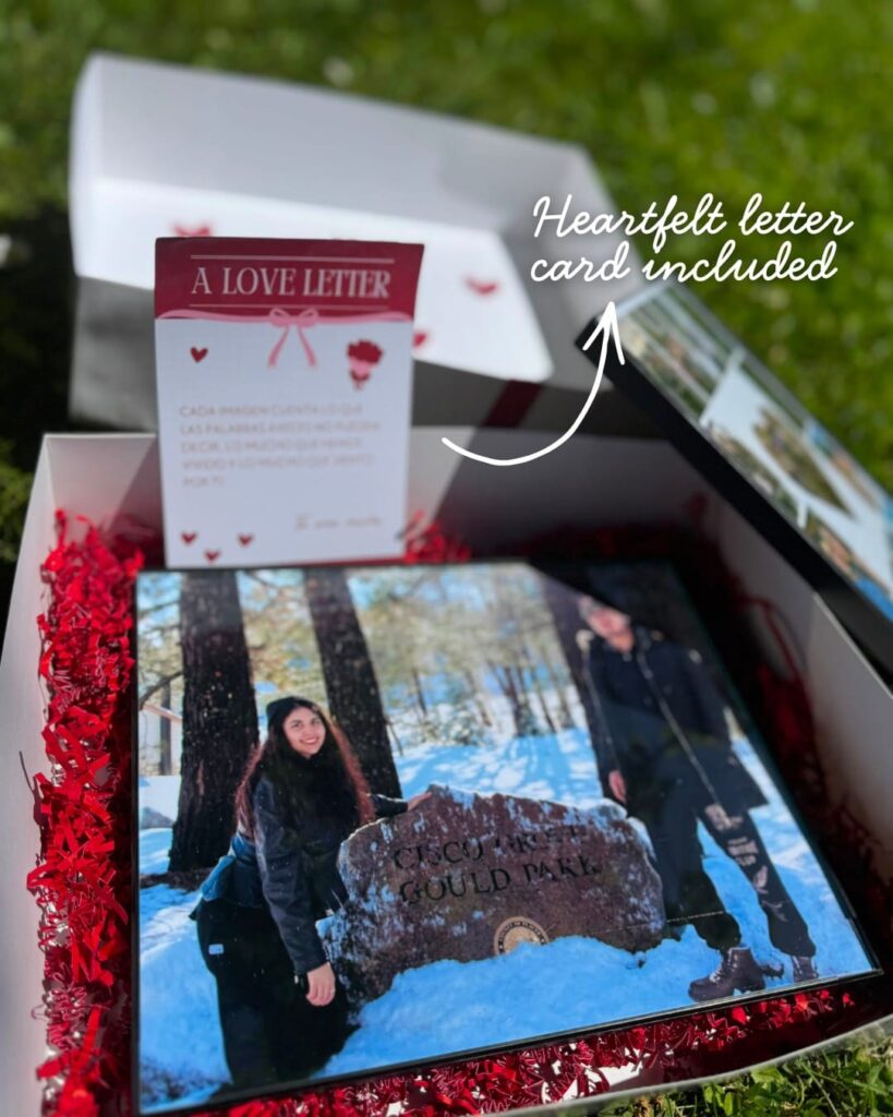I Love You Letter & Personalized Frame Gift Box💕