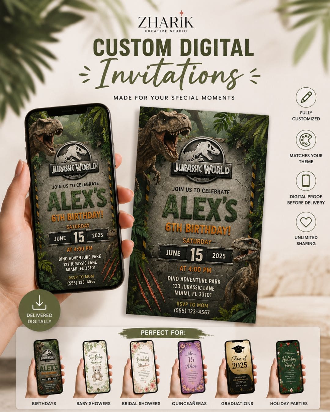 Personalized Digital Invitation Design